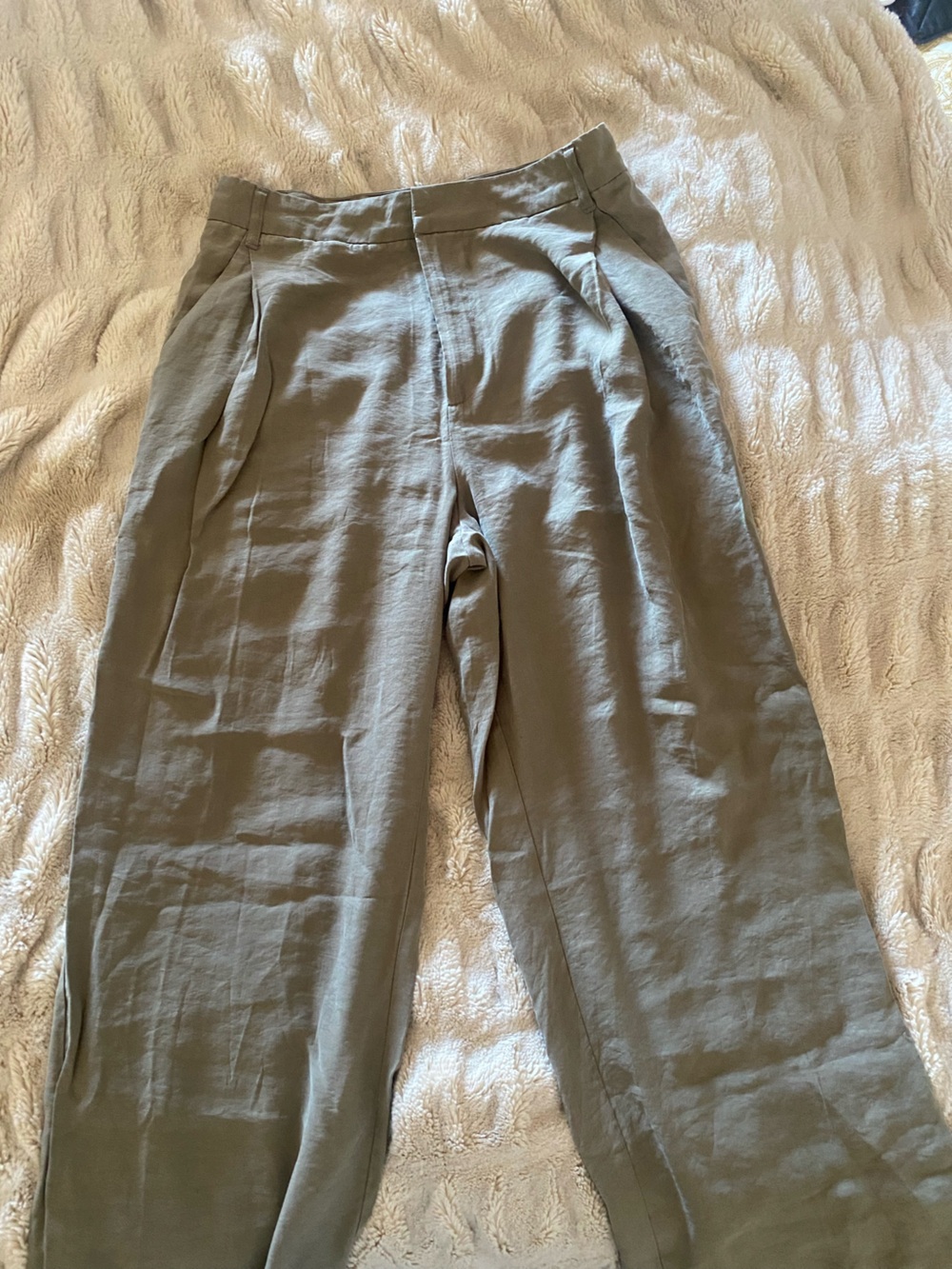 Zara Olive Green Trousers